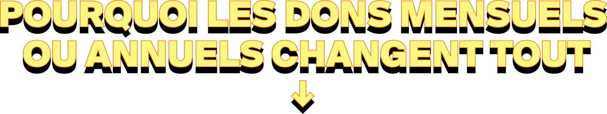 Pourquoi dons réguliers