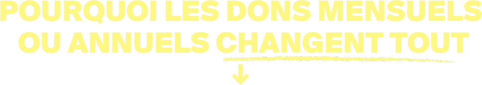 Pourquoi les dons récurrents changent tout